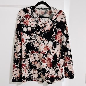 Floral pullover
